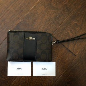 Coach zip wallet